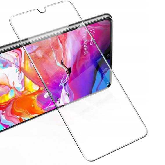2x Szkło Hartowane do Samsung Galaxy A70, ERBORD 9H Hard Glass, szybka