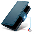 ERBORD Glossy Litchi wallet with flap for Motorola Edge 60 Pro