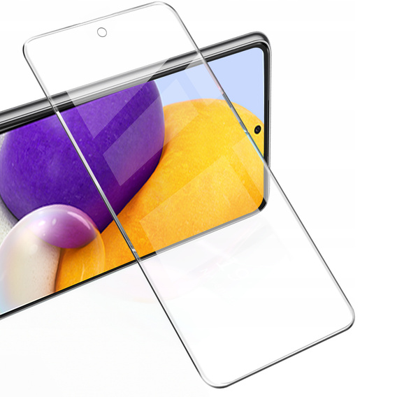 2x Szkło Hartowane do Samsung Galaxy A72, ERBORD 9H Hard Glass, szybka