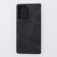 Case for Xiaomi Redmi Note 12 4G, ERBORD Vintage, wallet with flap, black