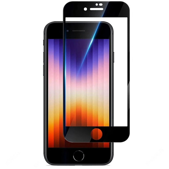 2x Tempered Glass for iPhone 7/8/SE 2020/SE 2022, ERBORD 3D full display