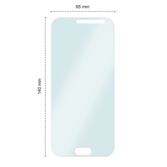 2x Tempered Glass for Samsung Galaxy J5 2017, ERBORD 9H Hard Glass for phone screen