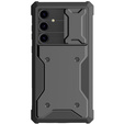 Case for Samsung Galaxy A55, ERBORD Rugged Case, black (Two frames)