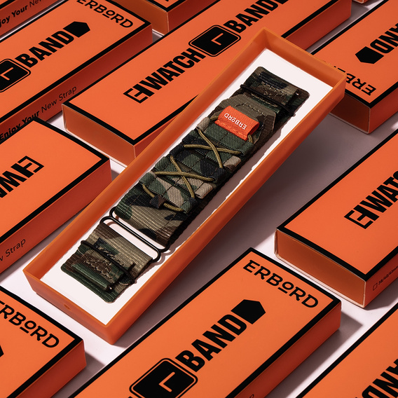 Pasek Nylonowy ERBORD Runner Uniwersalny 20mm, Kamuflaż