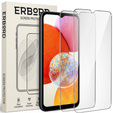 2x Szkło Hartowane do Samsung Galaxy A14 4G/5G, ERBORD 9H Hard Glass, szybka