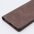 Case for Xiaomi 13 lite, ERBORD Vintage, wallet with flap, coffee