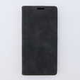 Case for Samsung Galaxy S23, ERBORD Vintage, wallet with flap, black