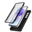 Case for Samsung Galaxy A55, ERBORD Rugged Case, black (Two frames)