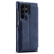 Flip case for Samsung Galaxy S23 Ultra, ERBORD Retro, blue