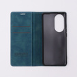 Case for Oppo Reno 10 / 10 Pro, ERBORD Vintage, wallet with flap, blue