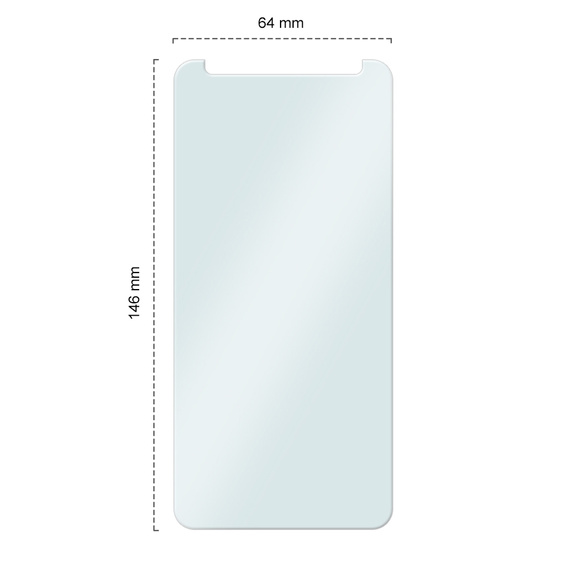 2x Tempered Glass for Huawei Mate 10 Lite, ERBORD 9H Hard Glass for phone screen