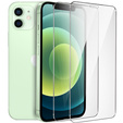 2x Tempered Glass for iPhone 12 Mini, ERBORD 9H Hard Glass for phone screen