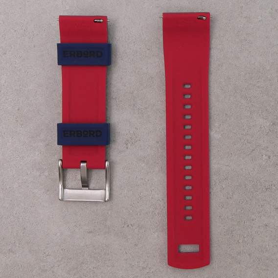 ERBORD Universal 22mm Silicone Strap.