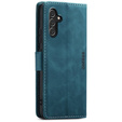 Case for Samsung Galaxy A14 4G/5G, ERBORD Vintage, wallet with flap, blue