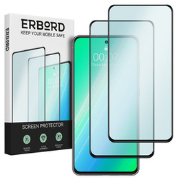 2x Tempered Glass for Realme 11 Pro 5G / Pro + 5G, ERBORD 3D full display