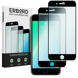 2x Tempered Glass for iPhone 7 Plus/8 Plus, ERBORD 3D full display