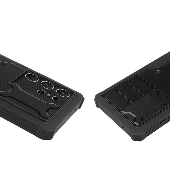 Case for Samsung Galaxy S24 Ultra, ERBORD Rugged MagSafe Case , black (two frames)