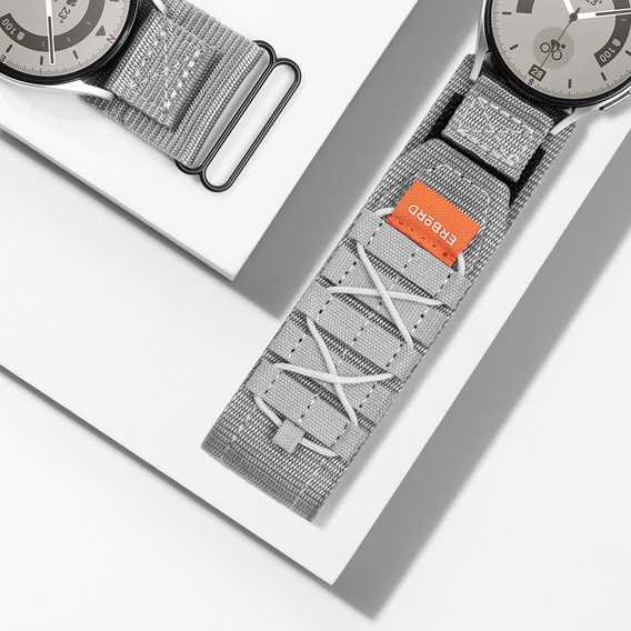 Pasek Nylonowy ERBORD Runner Uniwersalny 20mm, Szary