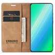 Etui do Samsung Galaxy A54, ERBORD Vintage portfel z klapką, brązowe