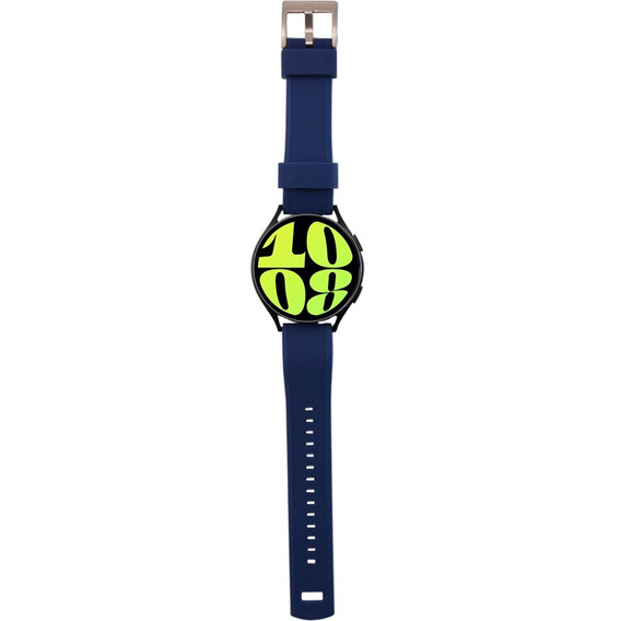 Pasek Silikonowy ERBORD Uniwersalny 20mm, Dual Color, niebieski / czerwony / różowo złota