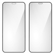 2x Tempered Glass for iPhone X/XS/11 Pro, ERBORD 3D full display