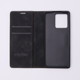 Case for Motorola Edge 40, ERBORD Vintage, wallet with flap, black