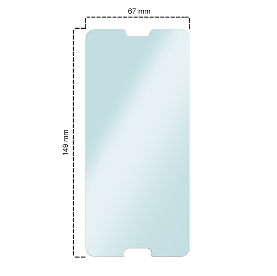 2x Szkło Hartowane do Huawei P20 Pro, ERBORD 9H Hard Glass, szybka