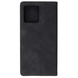 Case for Motorola Edge 40 Neo, ERBORD Vintage, wallet with flap, black