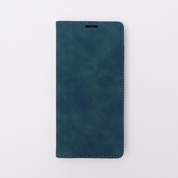 Case for Motorola Moto E13 4G, ERBORD Vintage, wallet with flap, blue