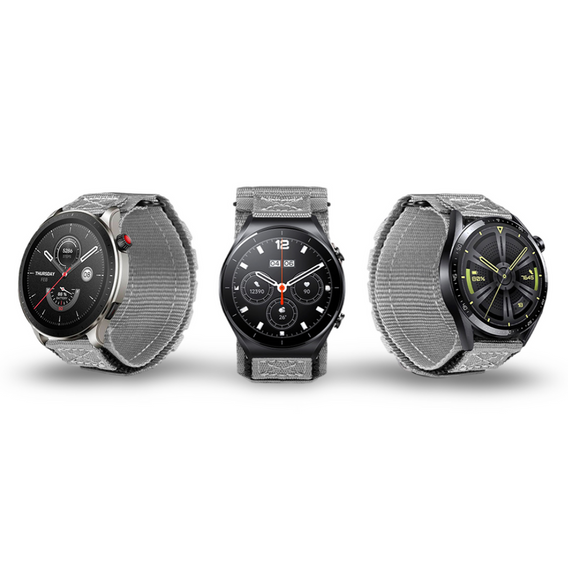 Pasek Nylonowy ERBORD Runner Uniwersalny 22mm, Szary