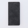 Case for Xiaomi Redmi Note 12S, ERBORD Vintage, wallet with flap, black