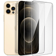 2x Tempered Glass for iPhone 12/12 Pro, ERBORD 9H Hard Glass for phone screen