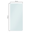 2x Tempered Glass for Motorola Edge 30 Pro, ERBORD 9H Hard Glass for phone screen
