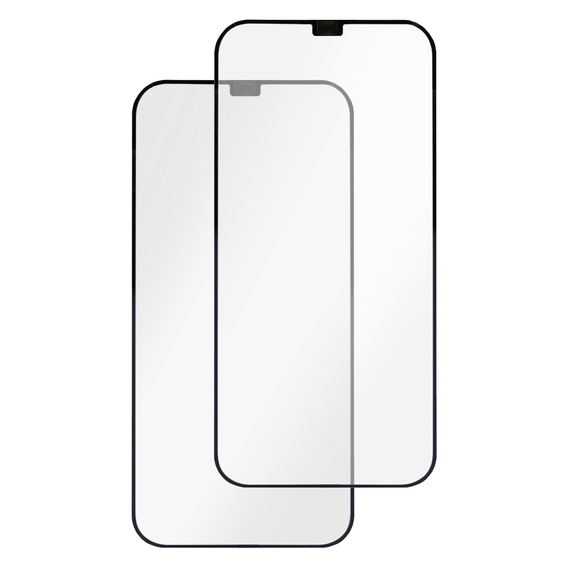 2x Tempered Glass for iPhone X / XS / 11 Pro, ERBORD Easy App Full Screen Protector