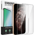 2x Tempered Glass for iPhone 11 Pro Max, ERBORD 9H Hard Glass for phone screen