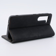 Case for Samsung Galaxy S23, ERBORD Vintage, wallet with flap, black