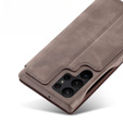 Flip case for Samsung Galaxy S23 Ultra, ERBORD Retro, brown