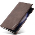 Flip case for Samsung Galaxy S23 Ultra, ERBORD Retro, brown