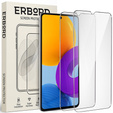 2x Tempered Glass for Samsung Galaxy M52, ERBORD 9H Hard Glass for phone screen