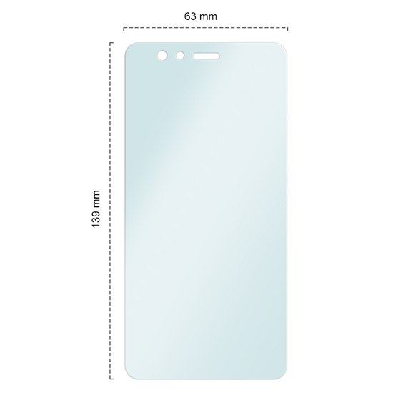 2x Tempered Glass for Huawei P10 Lite, ERBORD 9H Hard Glass for phone screen