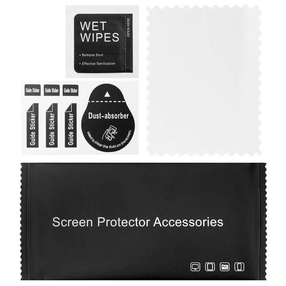 2x Tempered Glass for iPhone X / XS / 11 Pro, ERBORD Easy App Full Screen Protector