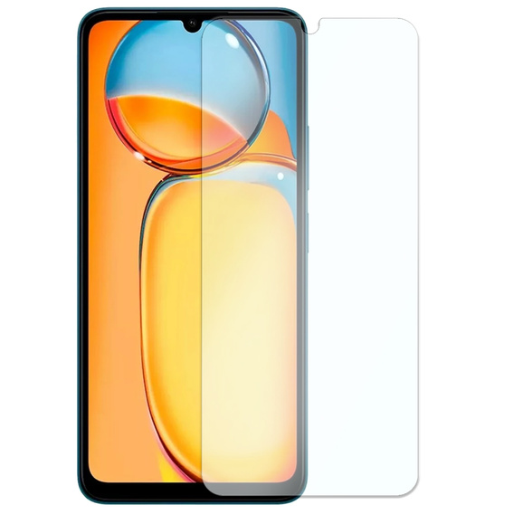 2x Tempered Glass for Xiaomi Redmi 13C / Poco C65, ERBORD 9H Hard Glass for phone screen
