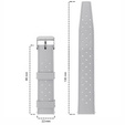 ERBORD Universal 22mm Silicone Strap.