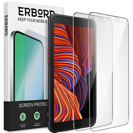 2x Szkło Hartowane do Samsung Galaxy Xcover 5, ERBORD 9H Hard Glass, szybka