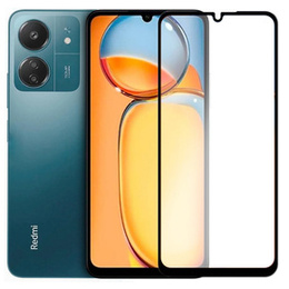2x Szkło Hartowane do Xiaomi Redmi 13C / Poco C65, ERBORD 3D pełne, szybka na cały ekran