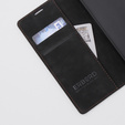 Case for Oppo A78 4G, ERBORD Vintage, wallet with flap, black