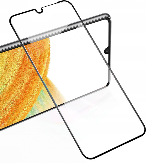 2x Szkło Hartowane do Samsung Galaxy A33 5G, ERBORD 3D pełne, szybka na cały ekran