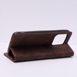 Case for Xiaomi Redmi 12C, ERBORD Vintage, wallet with flap, coffee
