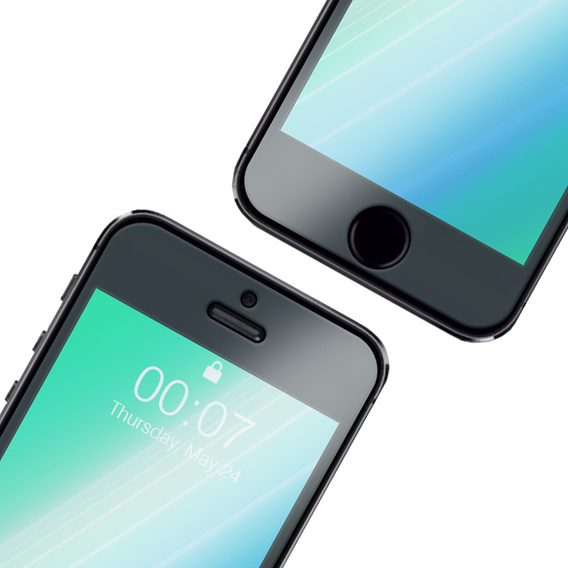 2x Tempered Glass for iPhone 5/5S/5C/SE, ERBORD 9H Hard Glass for phone screen