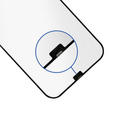 2x Tempered Glass for iPhone X / XS / 11 Pro, ERBORD Easy App Full Screen Protector